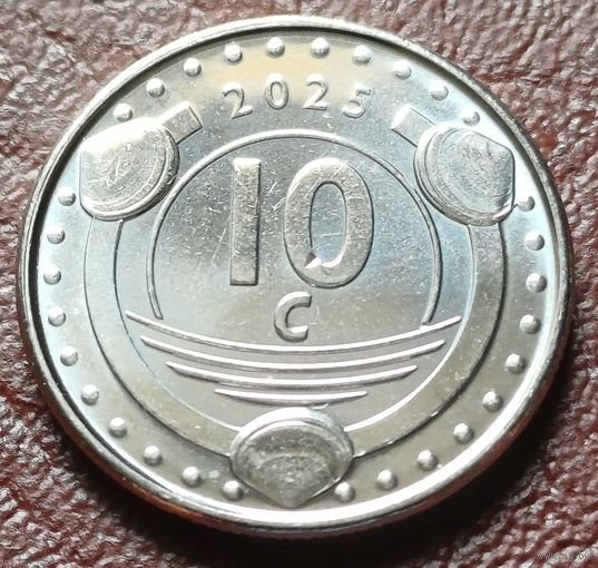 Синт-Мартен 10 центов, 2025     ( 1-1-9 )