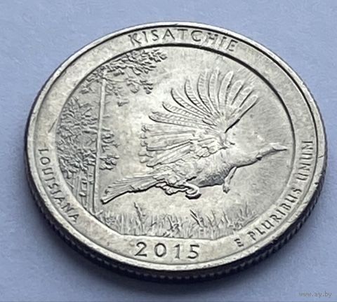 25 центов 2015 г., Национальный лес Kisatchie, штат Луизиана, США
