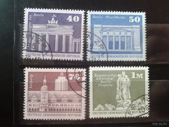 ГДР 1973 Стандарт: соц. строительство Большой формат с клеем без наклейки Михель-4,0 евро