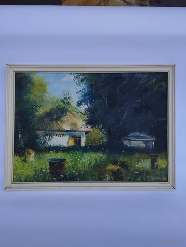 Картина 37*27 см, масло на картоне, В.Шкуринский