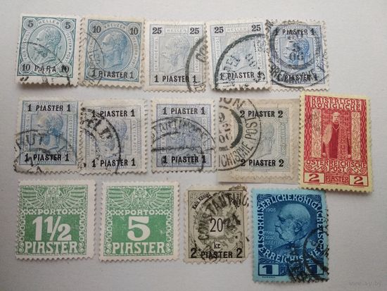 Австрия, Левант, Почта за рубежом, Почта в Турецкой Империи, 1890-1914 С-М-3-2
