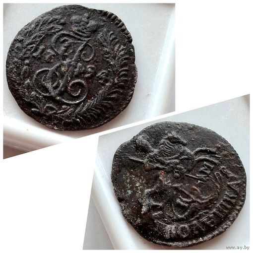 Без обращения (XF+ aUNC) Биткин 852 R1 Полушка 1794 КМ, редкая монета Екатерины II, детализация, присутствует блеск! Отличное приобретение в вашу коллекцию!