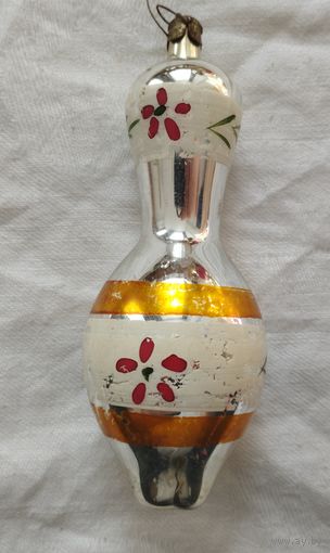 Ёлочная игрушка ваза