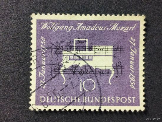 Германия 1956. 200-летие со дня рождения Вольфганга Амадея Моцарта. Полная серия