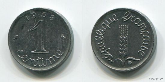 Франция. 1 сантим (1968)