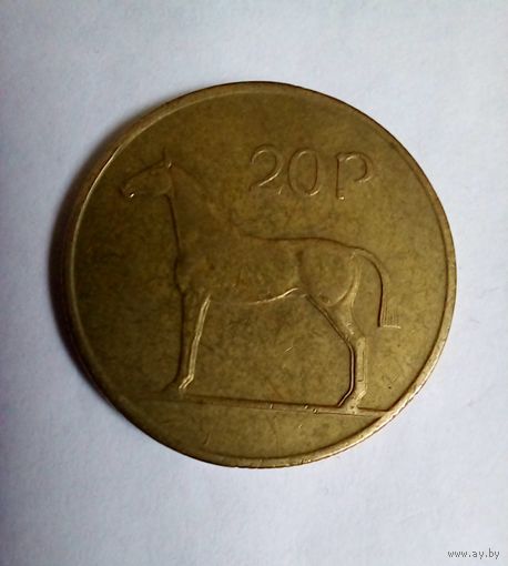 Ирландия 20 пенсов 1992г