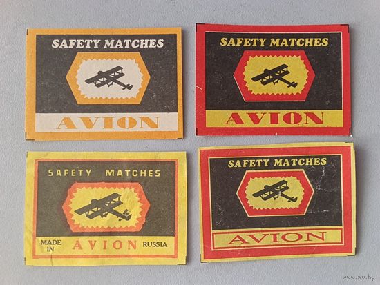 Спичечные этикетки АО Солнце AVION