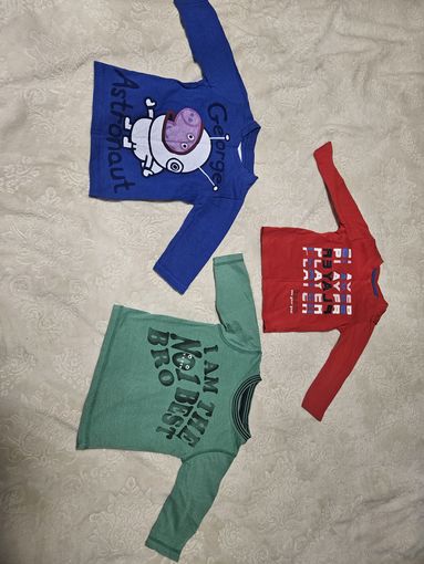 Лонгсливы детские (3 штуки)