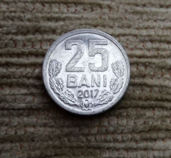 Werty71 Молдова Молдавия 25 бани 2017