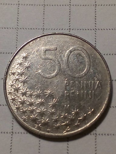 50 пенни Финляндия 1991 год.