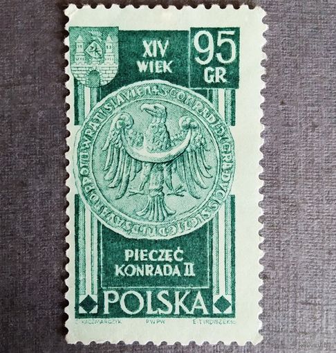 Марка Польша 1962 год