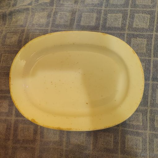 Блюдо овальное мастер Кузнецов клеймо