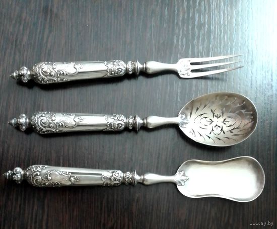 Стволовые приборы из серебра 950 пробы Париж Франция