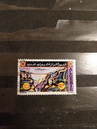 1972 Алжир авиация самолет авиапочта дорогая (5-4)