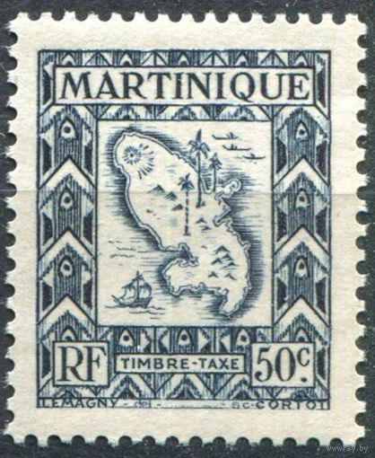 Мартиника 1947 ** марка из серии Французские колонии