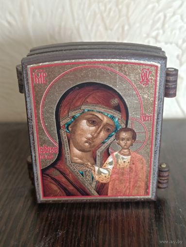 Тройной складень со святыми