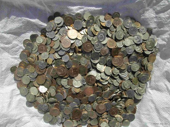 5 килограммов заливных монет СССР