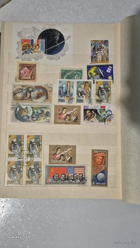Сборная тематика марок. Космос