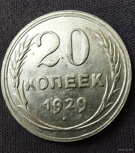 20 копеек 1929 AU