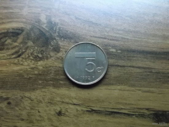 Нидерланды 5 центов 1992