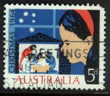 Австралия - 1964 [Mi. 348] Гашеная (AU07)