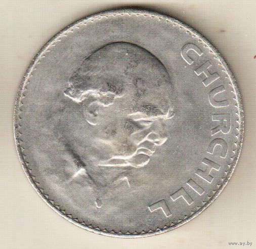 Великобритания 5 шиллинг 1965 Cэр Уинстон Черчилль