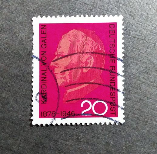 Марка Германия 1966 год Кардинал Гален