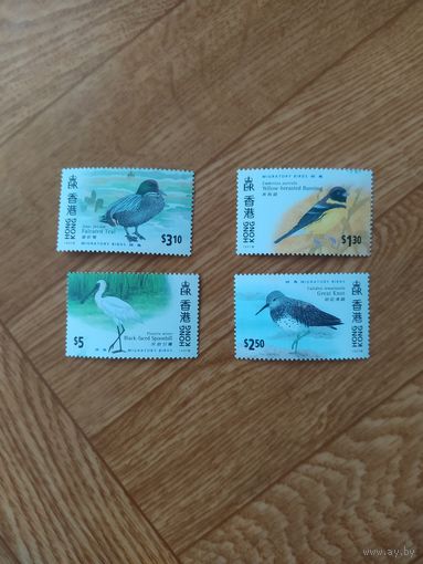 Гонконг серия марок 1997 г. Птицы
