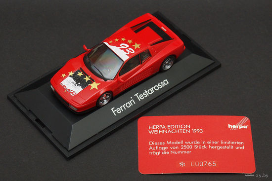 Модель Ferrari Testarossa