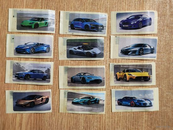 Наклейки авто AUTO от жвачки (не турбо)