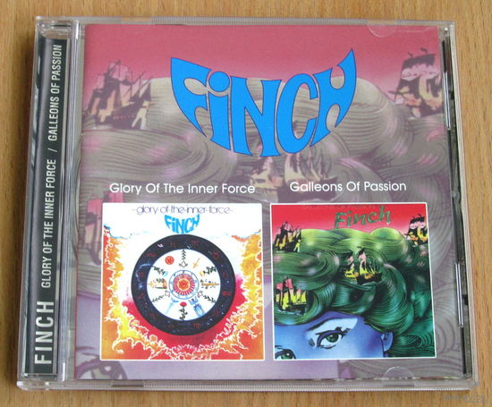Finch - Glory Of The Inner Force / Galleons Of Passion (1974/77, 2 в 1 Audio CD, симфоник прог из Голландии)