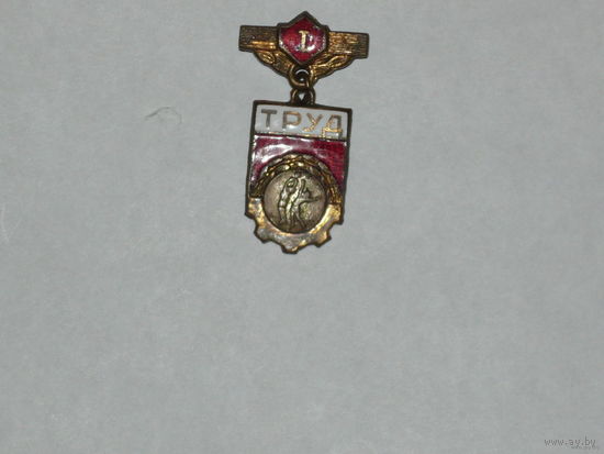 Призовой знак ДСО Труд 1место.баскетбол