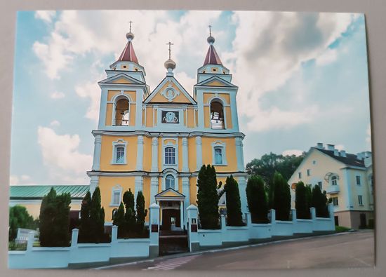Кафедральный собор Святого Архангела Михаила в Мозыре. Открытка, глянец