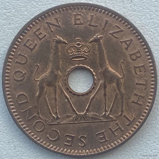 Родезия и Ньясаленд 1/2 пенни 1957 г.