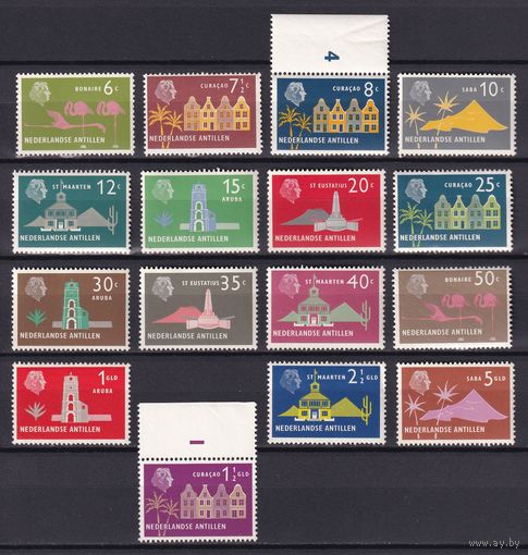 65. Кюрасао. Недерландские Антилы. 1958-59 г. Серия.