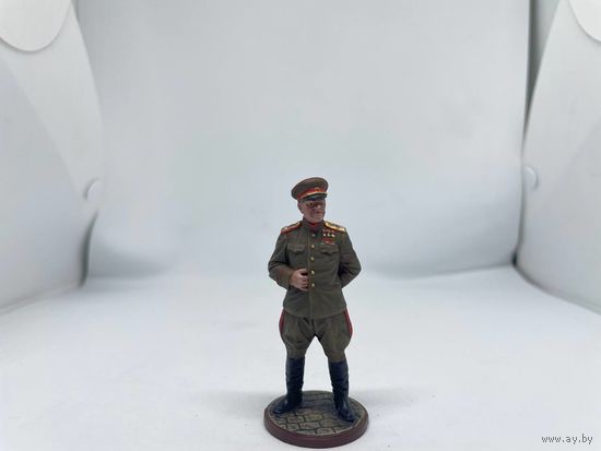 Солдатик оловянный(военно-историческая миниатюра). Маршал Жуков