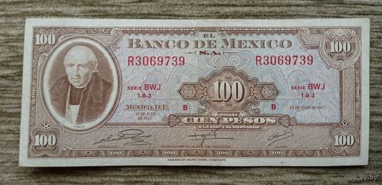 Werty71 Мексика 100 песо 1973 банкнота