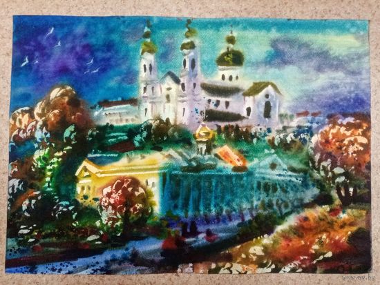 Гумен Ф. разные работы 2, акварель бумага, 59х42см. каждая по 300р.