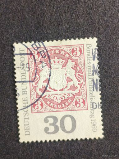 Германия 1969. День филателии. Полная серия