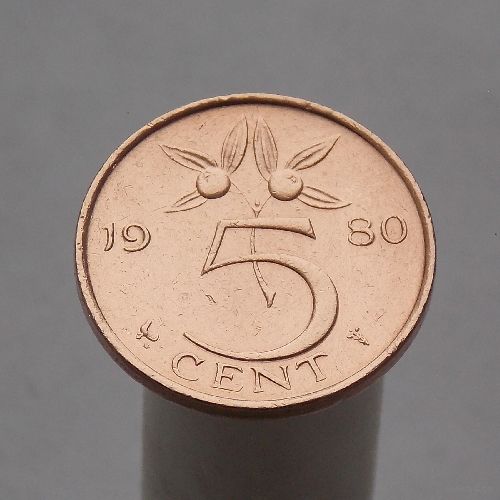Нидерланды 5 центов 1980