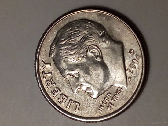 10 центов США 2004 D год