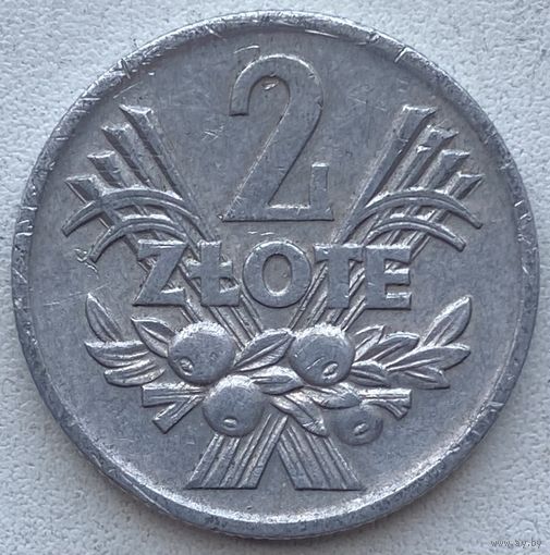 Польша 2 злотых 1973 г.