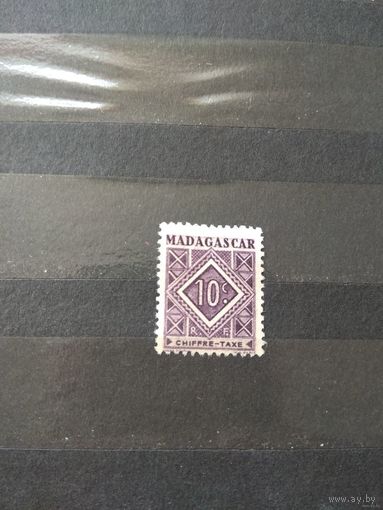 Французская колония Мадагаскар чистая доплатная (4-9)
