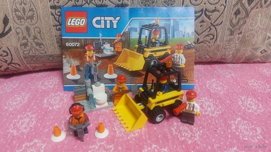Лего Lego City 60072. Строительная команда.