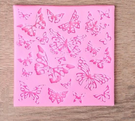 Молд силиконовый Бабочки Рр 10х10 см