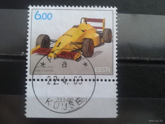 Эстония 2001 Гоночный автомобиль с полем