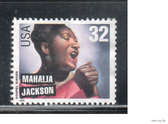 США-1998 (Мих.2984) , * (без клея), Певцы и музыканты