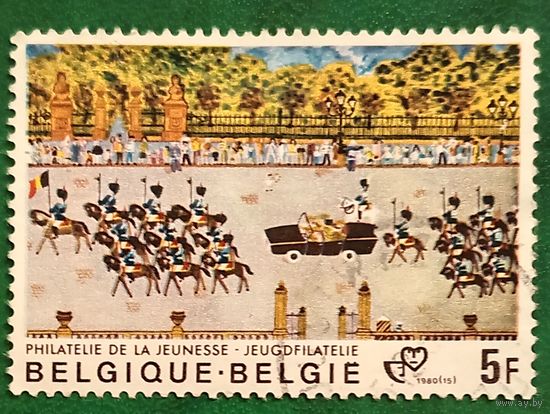 Бельгия 1980. Детские рисунки