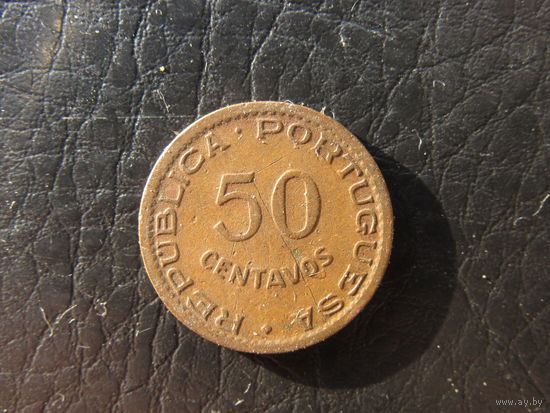 Ангола. 50 центавос. 1955. С 20 копеек. Распродажа коллекции. Смотрите другие лоты.