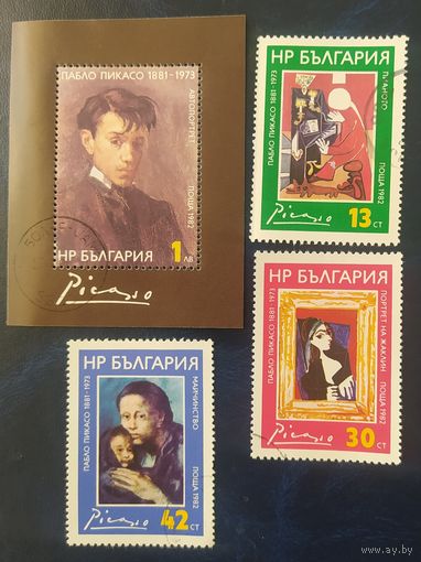 Болгария 1982 100 лет со дня рождения П. Пикассо.